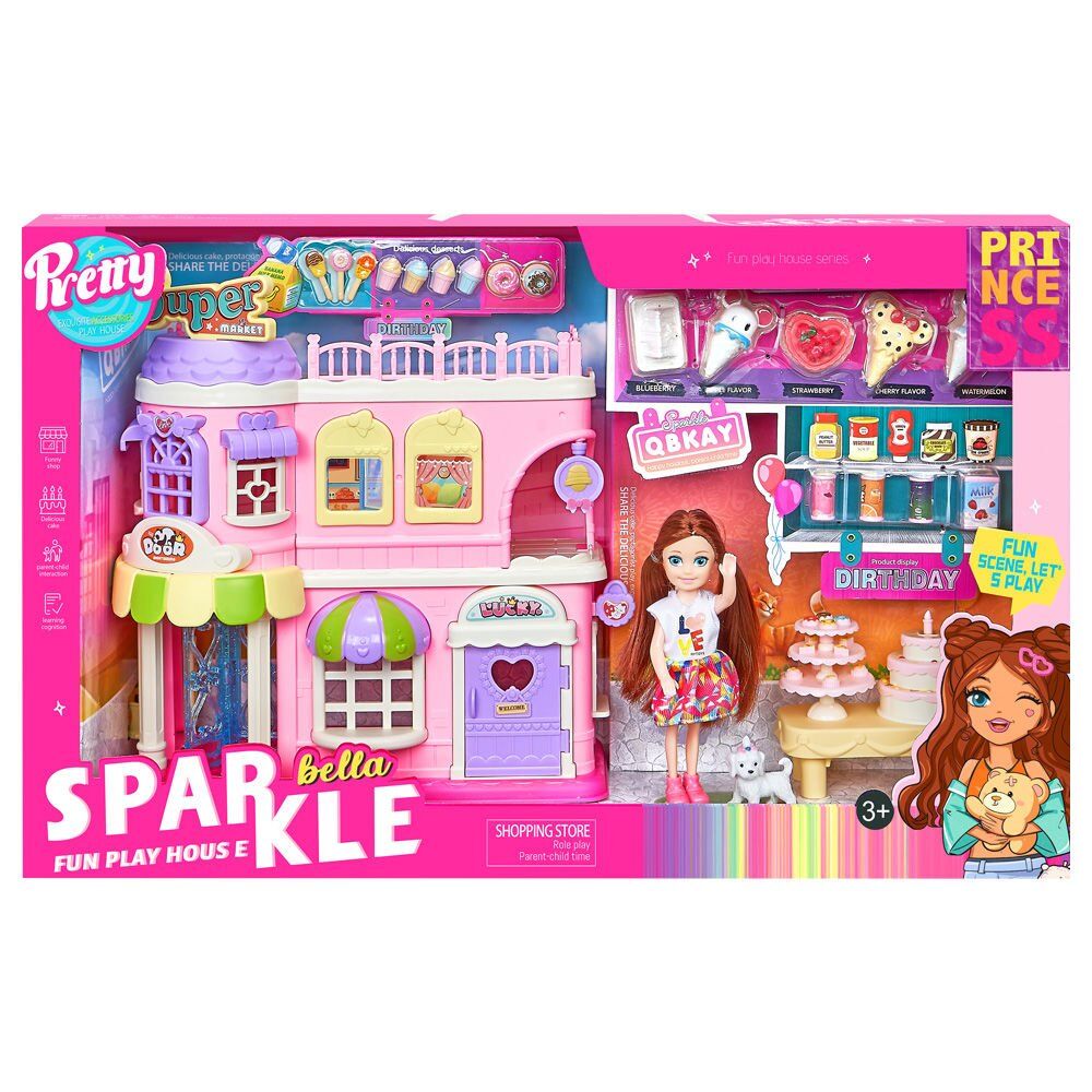 Sparkle Bella Princess Eğlenceli Mağaza Seti- 07014
