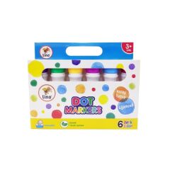 Lino Yıkanabilir Dot Markers 6'lı