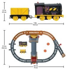 Fisher Price Thomas ve Arkadaşları Diesel Yükleme ve Kaldırma İnşaat Seti-  JBW20