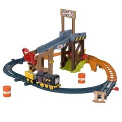 Fisher Price Thomas ve Arkadaşları Diesel Yükleme ve Kaldırma İnşaat Seti-  JBW20