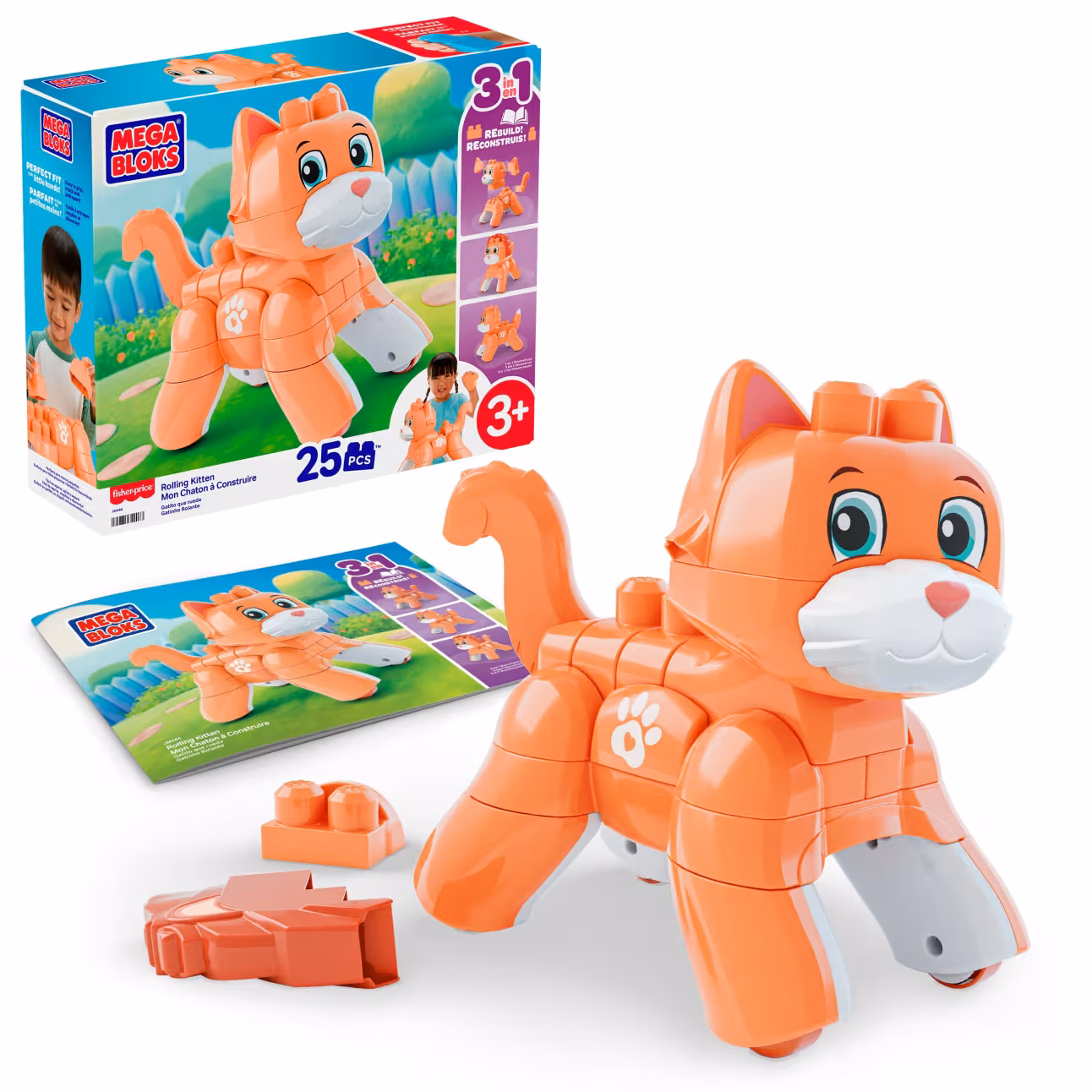 Mega Blocks  Yuvarlanan Yavru Kedi- JMK86