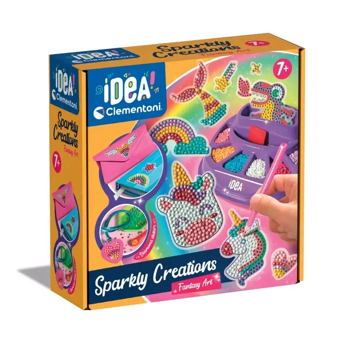 Idea Clemetoni - Işıltılı Tasarım Seti - Fantastik Sanat- 18746