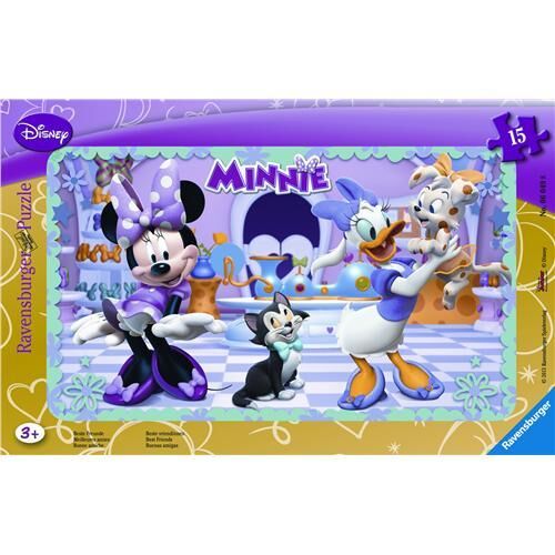 Ravensburger 15 Parçalı Küçük Çerçeveli Puzzle Walt Disney Minnie Mouse (060498)