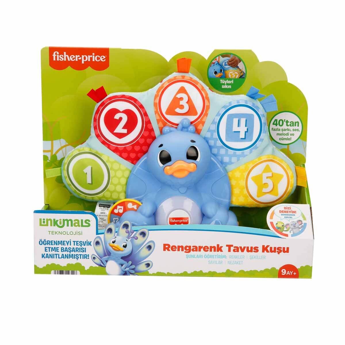 Fisher-Price Linkimals Rengarenk Tavus Kuşu-  HNN82