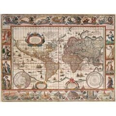 Ravensburger 2000 Parçalı Puzzle 1650 Yılı Dünya Haritası  (166336)