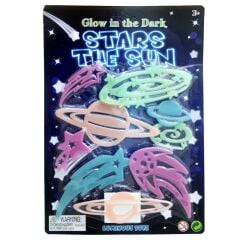Samatlı Oyuncak Fosforlu Ay Yıldız Seti Glow İn The Dark SG-21008ABCD-1