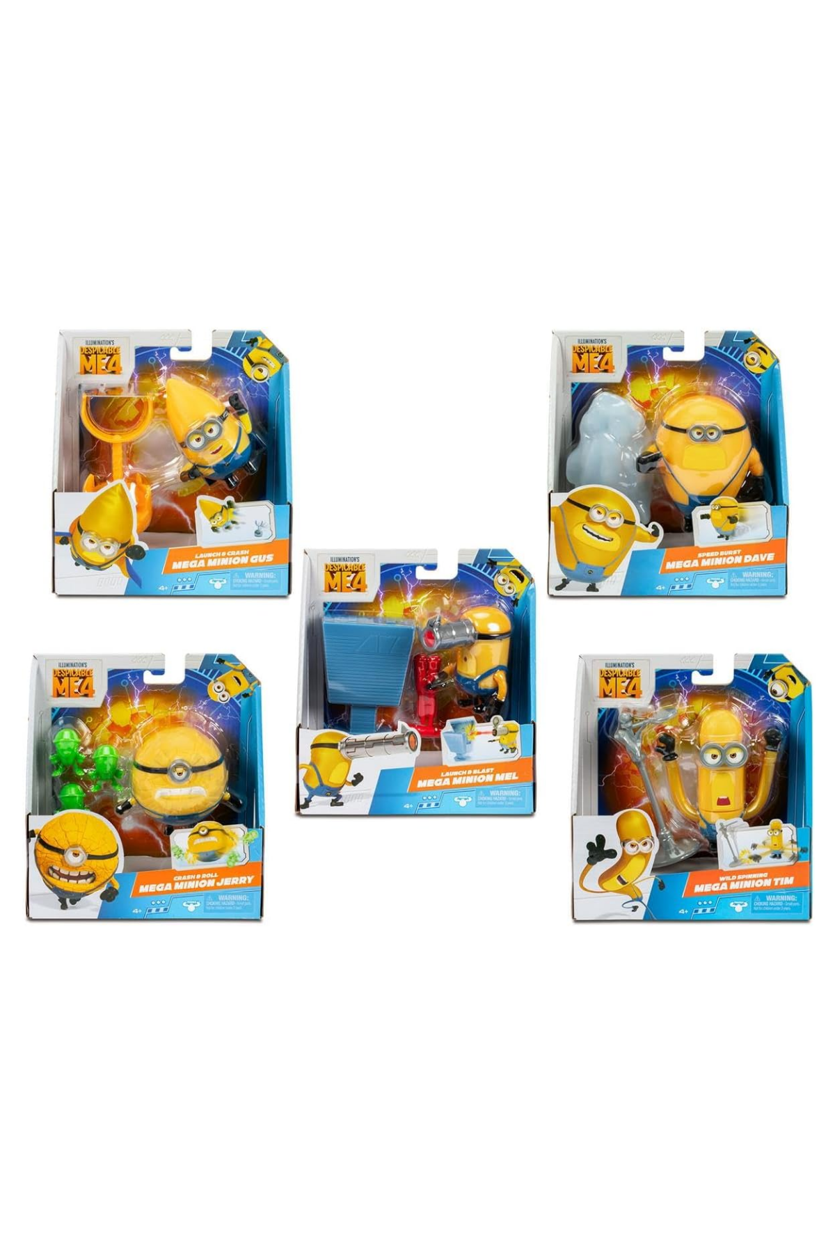 Çılgın Hırsız 4 Aksiyon Figürleri - Despicable Me