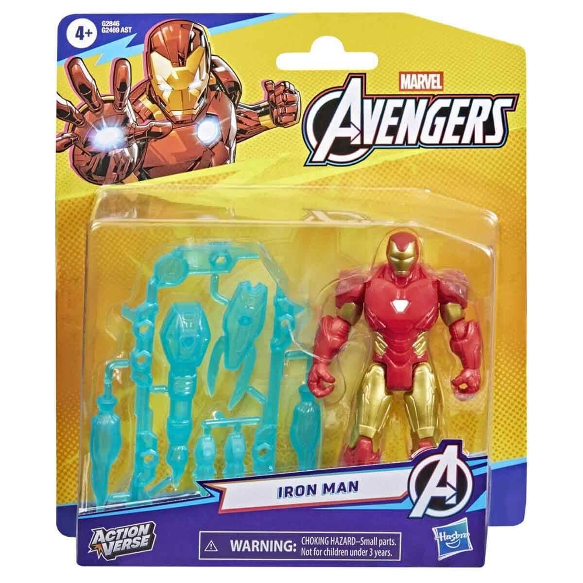 Marvel Avengers Action Verse Aksiyon Figürü-IRON MAN -  G2469