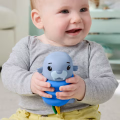 Fisher Price Deniz Dostları 2in1 Silikon Çıngırak JHB54 - Mors JHB56