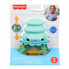 Fisher Price Deniz Dostları 2in1 Silikon Çıngırak JHB54 - Deniz Anası JHB57