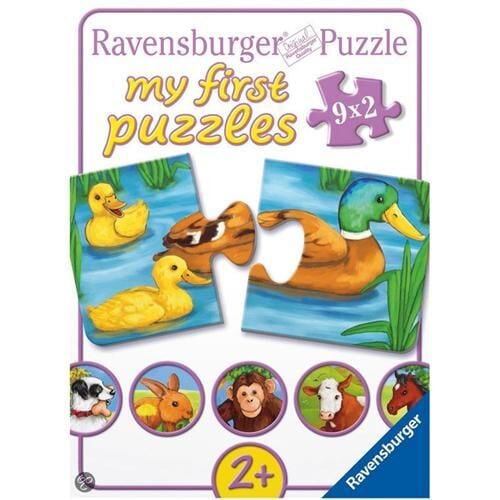 Ravensburger 9x2 Parçalı Puzzle Hayvanlar (073313)