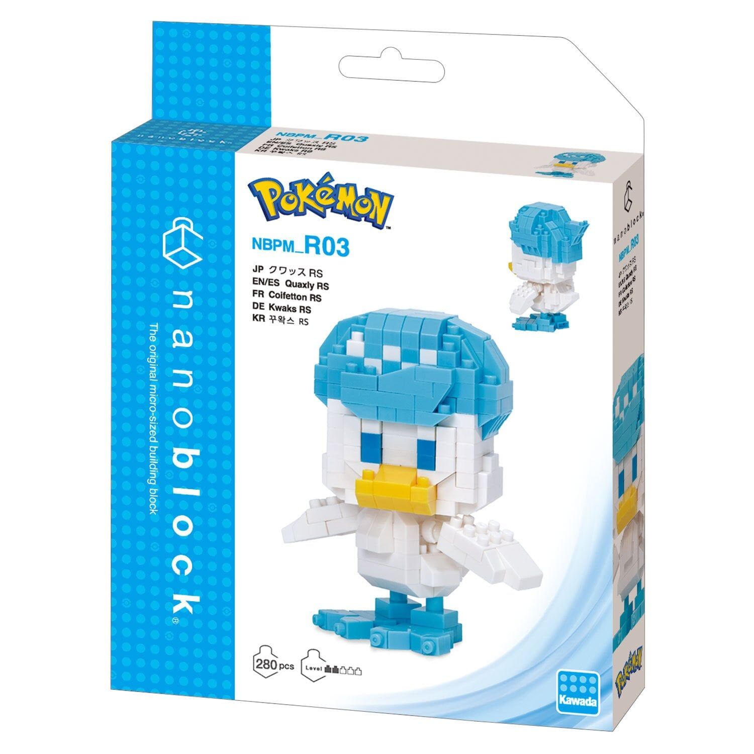 Pokemon Quaxly RS Serisi Nanoblock (03)