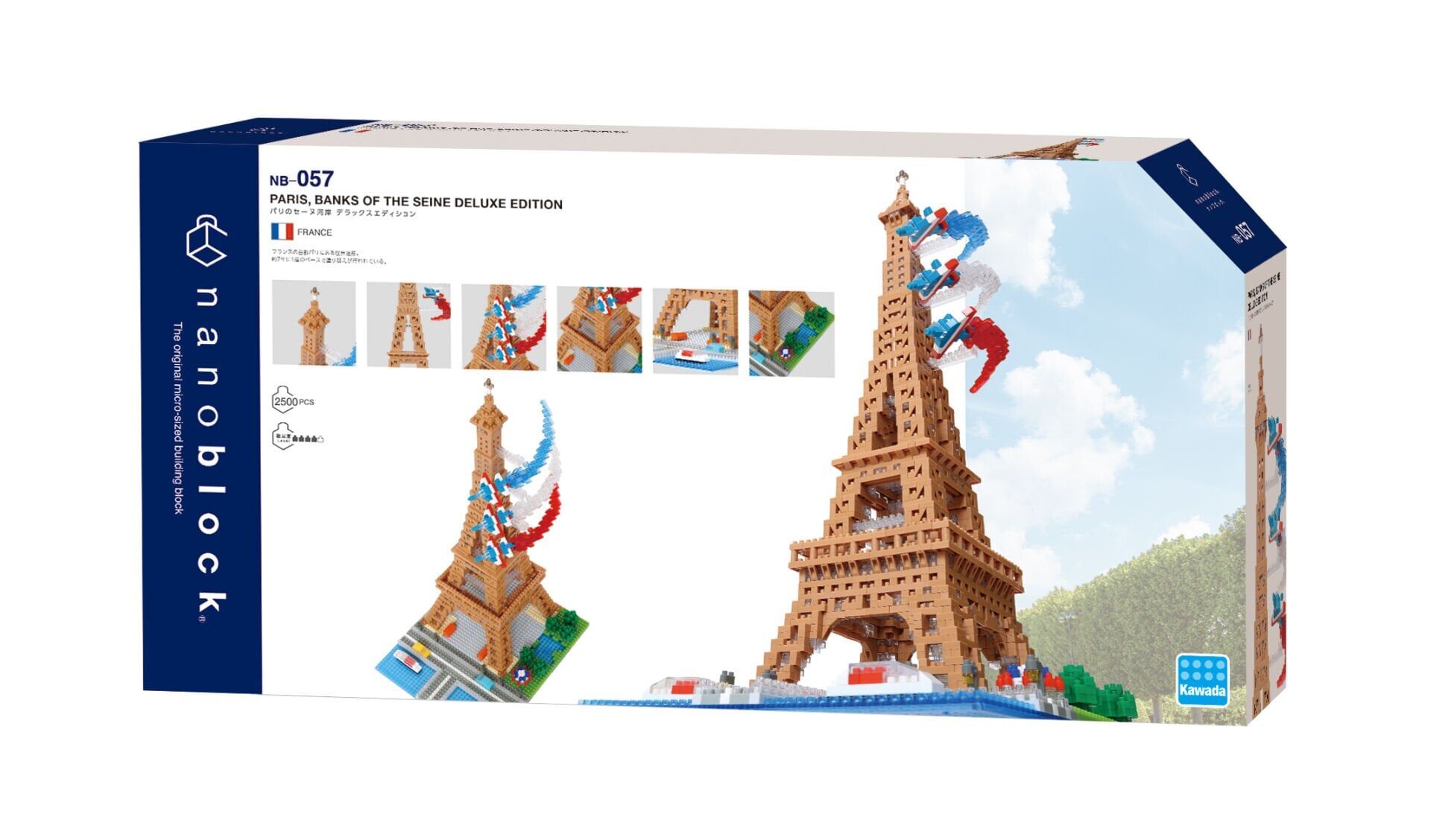 Paris Eyfel Kulesi ve Sen Nehri Çevresi Deluxe Nanoblock (057)