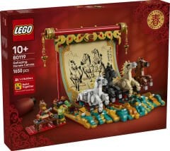 80119 LEGO® Iconic Dört Nala Koşan Atlar Tablosu