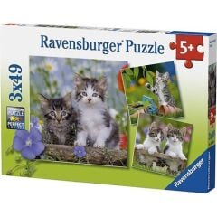 Ravensburger 3x49 Parçalı Puzzle Tiger Babies (080465)
