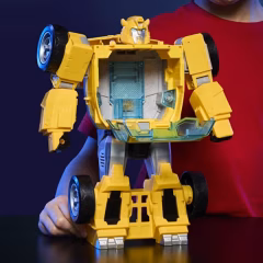 Transformers Cyberworld Power Spark Bumblebee Işıklı ve Sesli Dönüşen Robot-  G2451