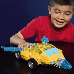 Transformers Cyberworld Power Spark Bumblebee Işıklı ve Sesli Dönüşen Robot-  G2451