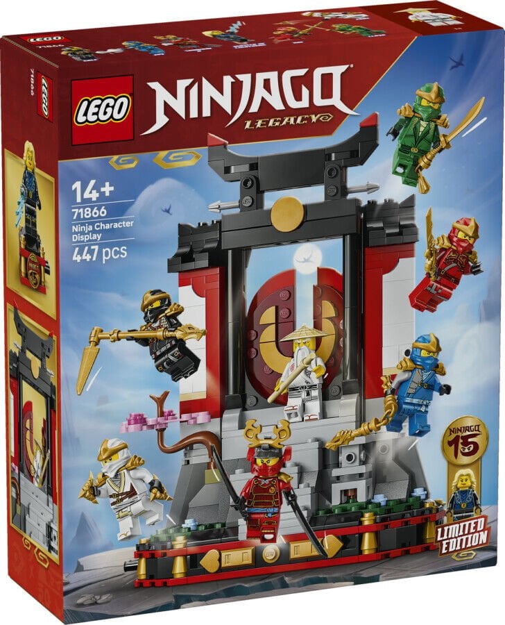 71866 LEGO® NINJAGO® Ninja Karakteri Sergileme Modeli 15. Yıl Dönümü