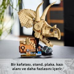 76969 LEGO® Jurassic World Dinozor Fosilleri: Triceratops Kafatası
