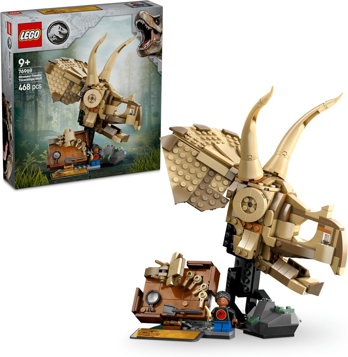 76969 LEGO® Jurassic World Dinozor Fosilleri: Triceratops Kafatası