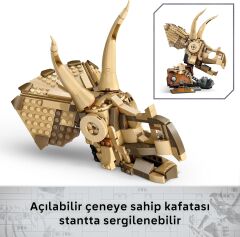 76969 LEGO® Jurassic World Dinozor Fosilleri: Triceratops Kafatası