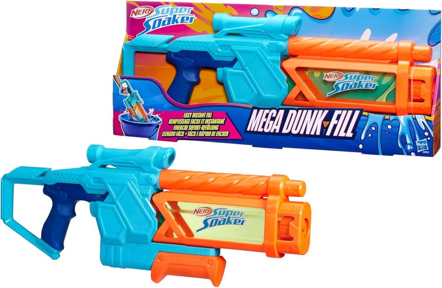 Nerf Super Soaker Mega Dunk-Fill Su Tabancası G0999