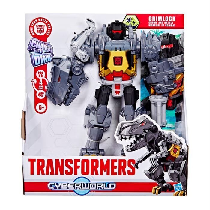 Transformers Cyberworld Grimlock Chomp And Battle Action Figure G0748