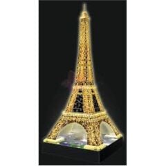 Ravensburger 3 Boyutlu Plastik Puzzle Işıklı Eyfel (125791)
