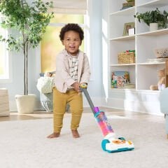 Fisher Price 2in1 Sesli ve Işıklı Eğlen ve Öğren Süpürge JMM35