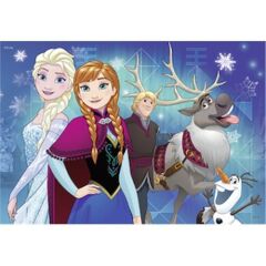 Ravensburger 2x24 Parçalı Puzzle Walt Disney Frozen Kuzey Işıkları (09)