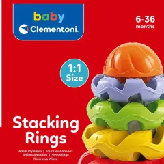 17103 Baby Clementoni - Renkli Halkalar 6-36 ay