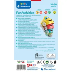 17111 Baby Clementoni - Renkli Araçlar 10-36 ay