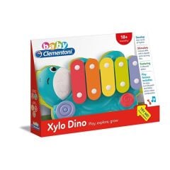17263 Baby Clementoni - Renkli Ksilofon 18+ ay - Dinozor Ksilofon