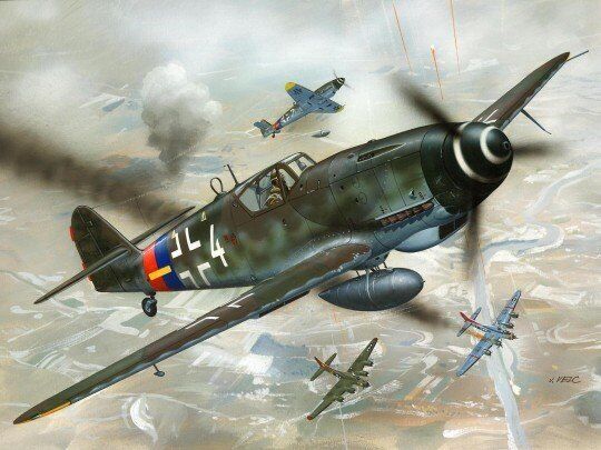 Revell Messerschmitt Bf 109 G-10-4160 (04160)