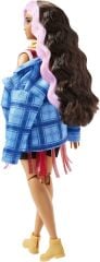 Barbie Extra GRN27 Ekose Ceketli Bebek HDJ46