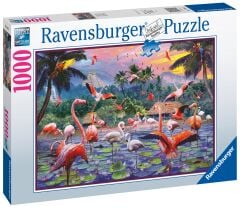 Ravensburger 1000 Parçalı Puzzle Pembe Flamingolar (170821)