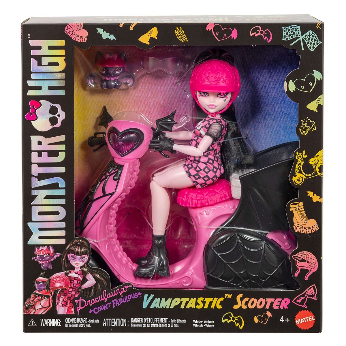 Monster High Vamptastic Scooter Draculaura JDR61