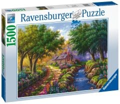 1500 Parça Puzzle Nehir Kıyısında Kır Evi (171095)