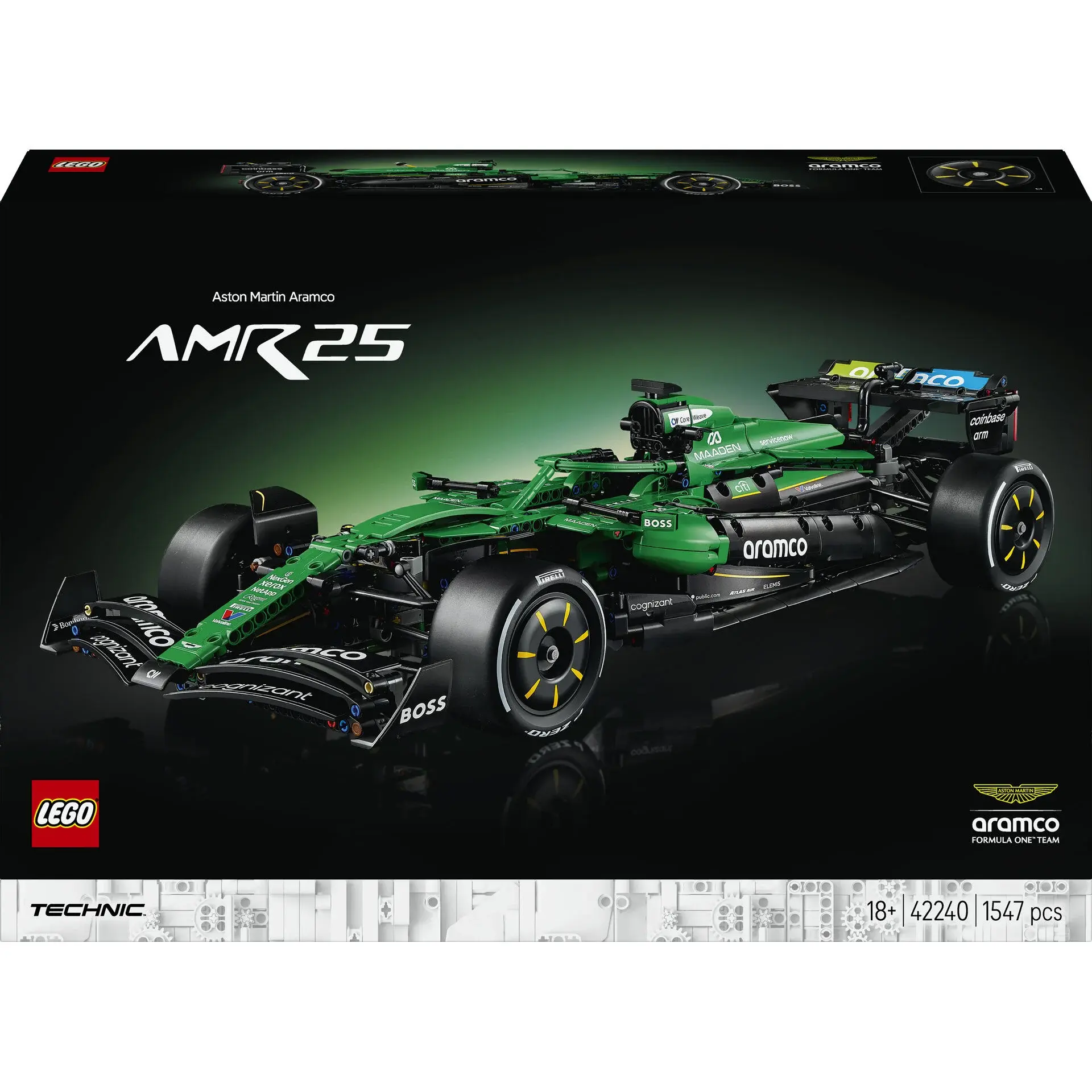 42240 LEGO® Technic Aston Martin Aramco AMR25 F1