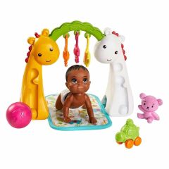 Barbie Bebek Bakıcısı Özellikli Minik Bebekler- GHV83 - Esmer - Oyun Zamanı GHV85