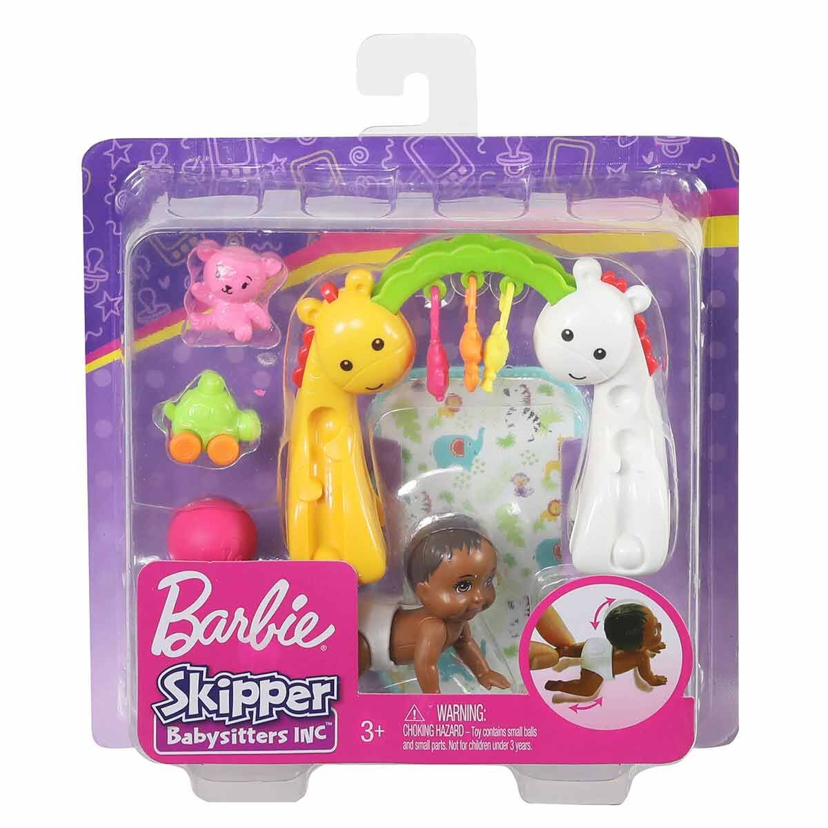 Barbie Bebek Bakıcısı Özellikli Minik Bebekler- GHV83 - Esmer - Oyun Zamanı GHV85