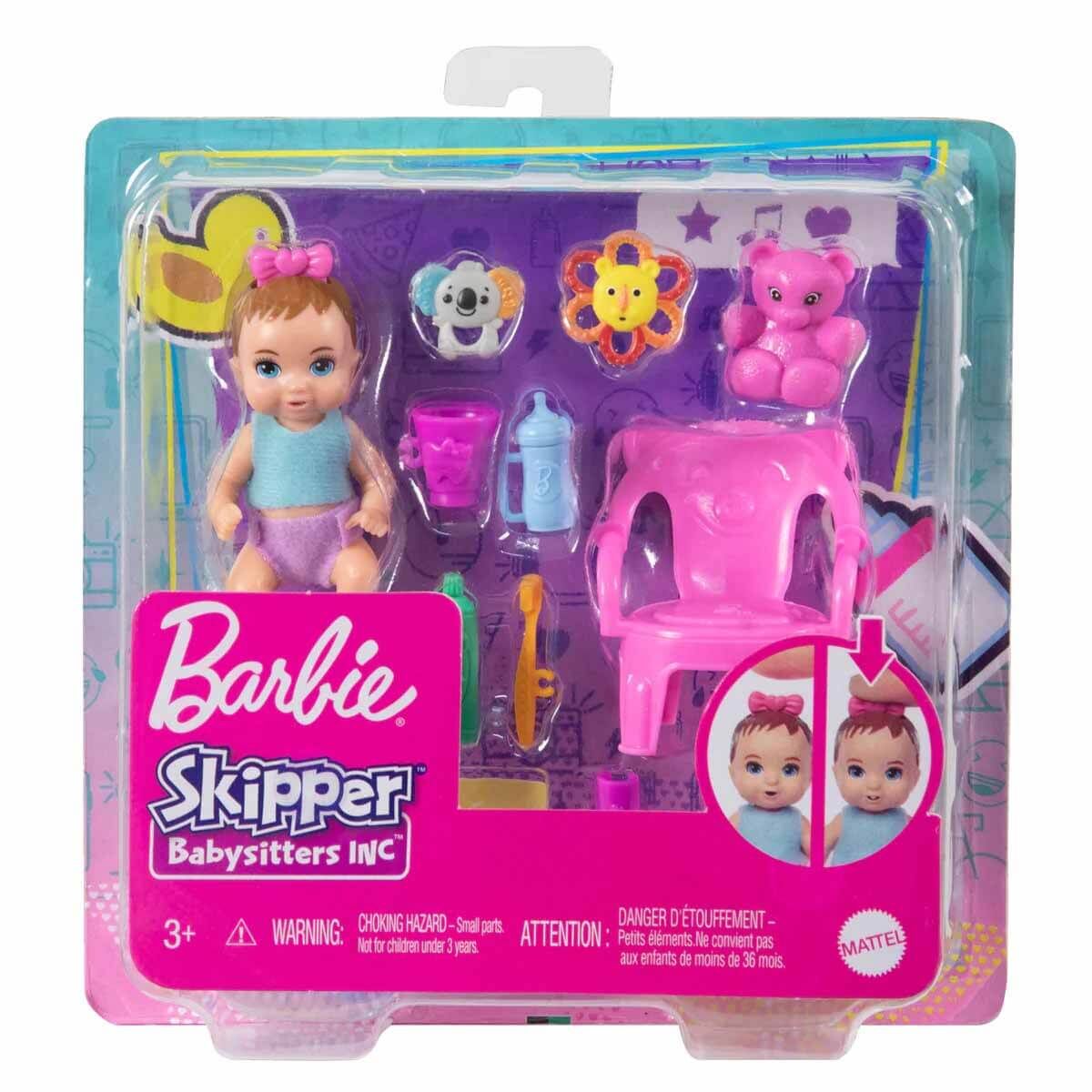 Barbie Bebek Bakıcısı Özellikli Minik Bebekler- GHV83 - Beslenme Zamanı HJY29