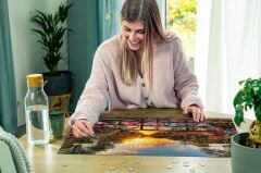 Ravensburger 1000 Parçalı Puzzle Amsterdamda Bisiklet-196067 (196067)