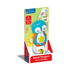 17331 Baby Clementoni - İnteraktif Penguen Oyuncak Çıngırak 3+ ay