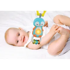 17331 Baby Clementoni - İnteraktif Penguen Oyuncak Çıngırak 3+ ay