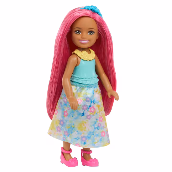 Barbie Chelsea Hayaller Ülkesi Bebekler- JKH54 -Prenses Stili Pembe Saçlı