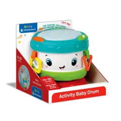 17409 Baby Clementoni - Bebek Aktivite Davulu 10-36 ay