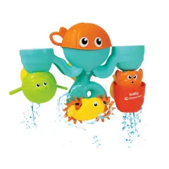 17458 Baby Clementoni - Eğlenceli Arkadaşlar Su Parkı Banyo Oyuncağı 10+ ay