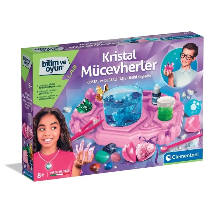 Clementoni Bilim ve Oyun - Kristal Mücevherler-  64059