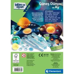 Clementoni Bilim ve Oyun - Dünya, Güneş, Ay-  64738